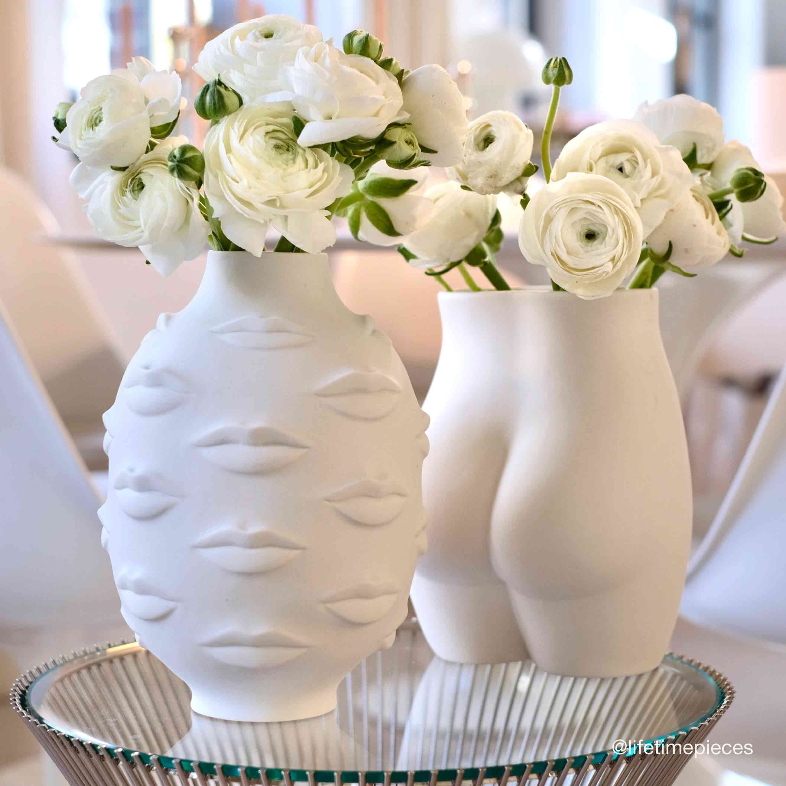 Edie Vase, weiß von Jonathan Adler Edie Vase, weiß von Jonathan Adler